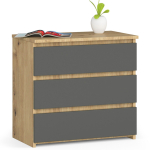 Kummut Akord CL3 3SZ CLP, tamm v./hall v., 57 cm x 60 cm x 35 cm