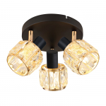 Valgusti lagi Candellux Lighting Dubai, E14, 3 x 40 W, kuldne v.