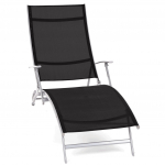 &Otilde;ue lamamistool Summer, must v./h&otilde;be v., 175 cm x 63 cm x 68 - 103 cm