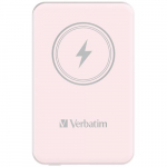 Akupank Verbatim Charge n GO, 5000 mAh, 15 - 20 W, roosa