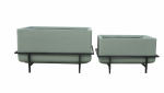 Lillepott Domoletti LT23606+B, keraamiline/savi, 40 cm x 18 cm, roheline