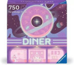 Pusle Ravensburger Art & Soul Diner, 50 cm x 50 cm, 750 tk, violetne v.