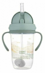 Pudel silikoonk&otilde;rrega Canpol Babies Non-Spill Mountains, 270 ml, 6+ kuud, plastik, roheline