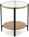 Kohvilaud Kamala, pruun v./must v., 53 cm x 53 cm x 55 cm