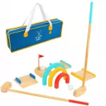 Puidust golfikomplekt Tooky Toy kahele