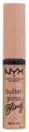 Huulel&auml;ige NYX Professional Makeup Butter Gloss Bling, 8 ml, bring the bling v., 01