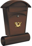 Postkast Vorel 78592, pruun v., 8 cm x 28 cm x 48 cm