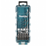 Puuride komplekt Makita E-16732, puit/metall/alumiinium, keermega, hex 1/4, 4 mm x 15 cm