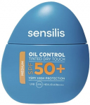 P&auml;evituse hooldusvahend tooted n&auml;ole Sensilis Oil Control Dry Touch Tinted Medium SPF50+, 40 ml