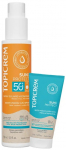 P&auml;evituse hooldussprei keha jaoks/tooted n&auml;ole Topicrem Sun Protect 2-Piece Set SPF50+, 200 ml
