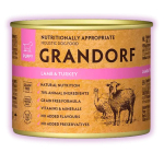 M&auml;rg koeratoit Grandorf Holistic Puppy, lambaliha/kalkun, 0.2 kg