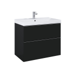 Valamualune vannitoa kapp Elita Look 80 2DR, matt must v., 44.9 cm x 80 cm x 63.5 cm