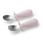 S&ouml;&ouml;giriistade komplekt lastele BabyOno Be Active 1665/02, 1 aasta, roostevaba teras/silikoon, roosa v.