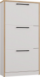 Jalatsikapp Paula, valge v./artisan oak, 60 cm x 28 cm x 116 cm