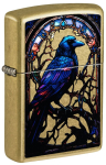 Tulemasin Zippo 46946 Stained Glass Raven Design, mitmev&auml;rviline