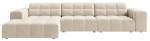 Nurgadiivan Cosmopolitan Design Chicago Bluvel 22, helebeež, vasak, 167 x 294 cm x 78 cm