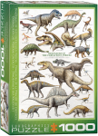 Pusle Eurographics Dinosaurs Of The Cretaceous Period 6000-0098, 67.6 cm x 48.9 cm, 1000 tk, mitmev&auml;rviline