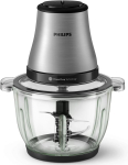 Kahjustatud pakendiga toode. Purustaja Philips HR1503/00, 500 W, l&auml;bipaistev v./h&otilde;be v./must v.