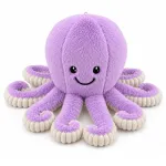 Pehme m&auml;nguasi kaheksajalg Lean Toys 31838, violetne v., 50 cm