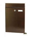 Postkast Glori Ir Ko PD930, pruun v./vask v., 25.5 cm x 5 cm x 38 cm