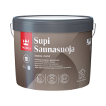 Saunakaitseaine Tikkurila Supi Saunasuoja, l&auml;bipaistev, 9 l