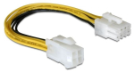 Juhe Delock EPS 8pin / SATA EPS 8 pin, ATX/P4 4 pin, 0.15 m