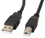 Juhe Lanberg USB 2.0 A male, USB 2.0 B male, 5 m, must v.
