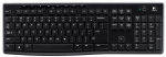 Juhtmevaba arvutiklaviatuur Logitech, must v.