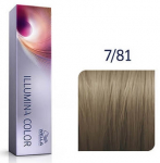 Juuksev&auml;rv Wella Illumina Color, medium pearl ash blonde, 7/81, 60 ml