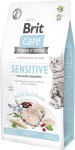 Kuiv kassitoit Brit Care Sensitive Adult, kalaliha, 7 kg