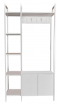 Esiku riidekapp Kalune Design Doga 322RTC1803, valge v., 35 cm x 90 cm x 175 cm