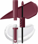 Huulel&auml;ige NYX Professional Makeup Shine Loud High Shine, 3.4 ml, bordoo v., 19 never basic