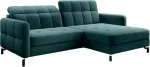 Nurgadiivan Lorelle Mat Velvet 75, roheline v., parem, 160 x 225 cm x 105 cm