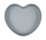 V&auml;ike taldrik Canpol Babies Suction Plate Heart, 300 ml, 6+ kuud, silikoon, sinine