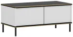 Kohvilaud Kalune Design Imaj, valge v./must v., 90 cm x 45 cm x 40 cm