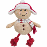 M&auml;nguasi koerale, pehme Trixie Xmas Gingerbread 92575, 34 cm, punane v./beež v.