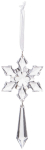J&otilde;ulupuu ehe Springos Snowflake, l&auml;bipaistev v., 13 cm, plastik/akr&uuml;&uuml;l