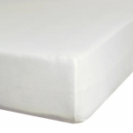 Voodilina Design 91 Jersey D91, kreemjasvalge, 200 x 220 cm, kummiga