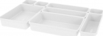 Sahtli korraldaja vahet&uuml;kk Storage Solutions, plastik, valge v.