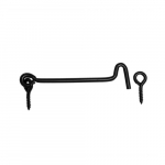 Konks Domax, must, 12 cm