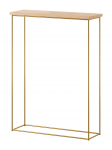 Konsoollaud ADRK Sili, l&auml;bipaistev v./pruun v./kuldne v., 20 cm x 60 cm x 80 cm