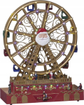 Dekoratsioon F&eacute;&eacute;ric Lights and Christmas LED-valgustusega, 38 cm, 49 cm, kuldne v./punane v.