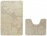 Vannitoamattide komplekt Classic 03, ecru, 80 cm x 50 cm
