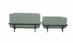 Lillepott Domoletti LT23606+C, keraamiline/savi, 50 cm x 24 cm, roheline