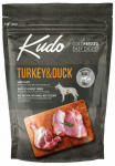 Kuiv koeratoit Kudo Turkey&Duck, kalkun/pardiliha, 3 kg