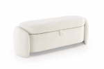 Esiku pink Leisure Furniture Ficaria, kreemjasvalge, 150 cm x 47 cm x 51 cm