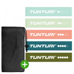 Vastupidavuslintide komplekt Tunturi Mini 14TUSYO099, 25 cm x 5 cm x 0.8 cm, mitmev&auml;rviline