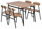 S&ouml;&ouml;gitoa komplekt ModernHome Oslo, must v./hele pruun v.