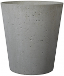 Lillepott Deroma Geomineral Cono, komposiitmaterjal, &Oslash; 48.5 cm, antratsiit v.