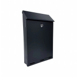 Postkast 380, must v., 6 cm x 22.5 cm x 34.5 cm